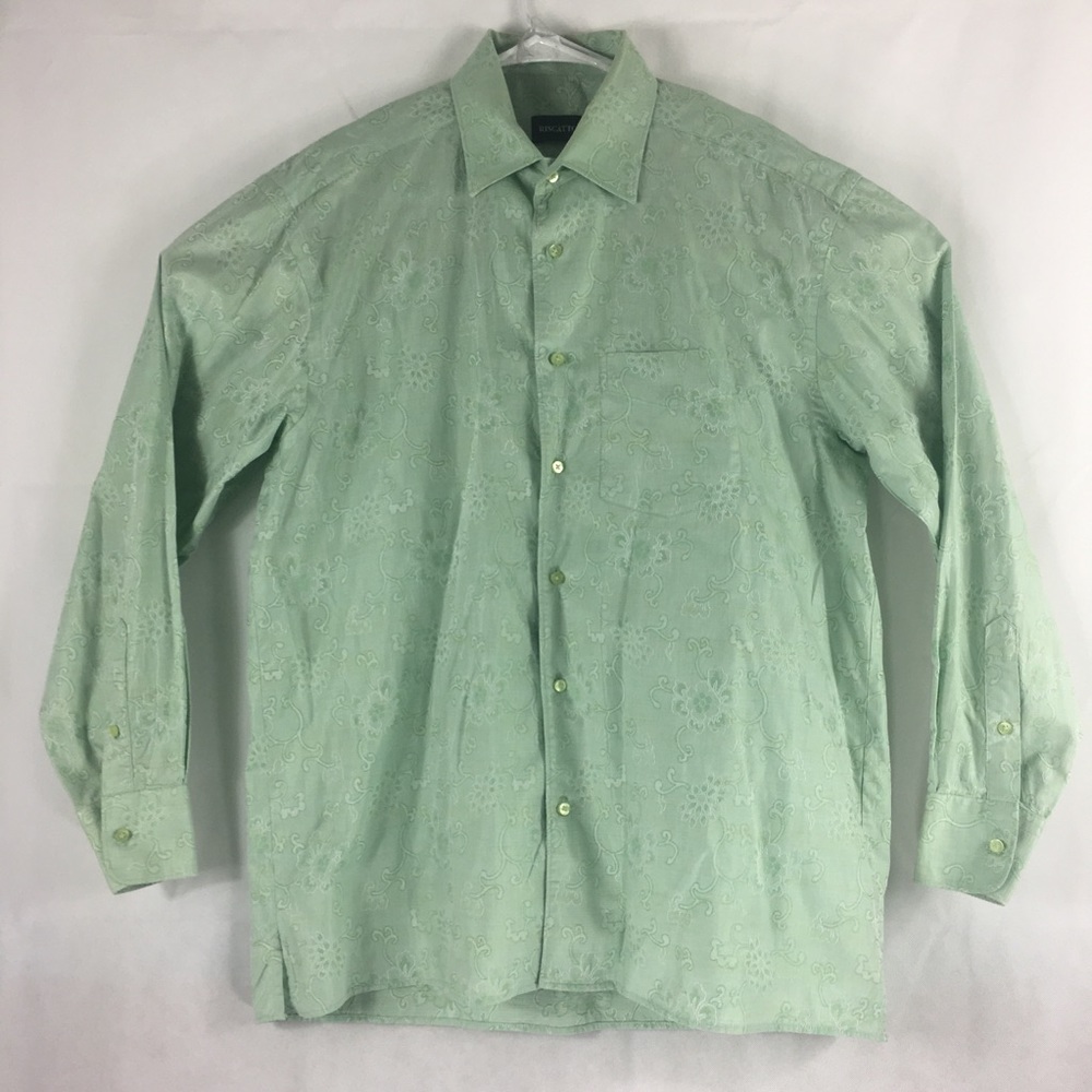 Riscatto Mens Long Sleeve embroidered Button down